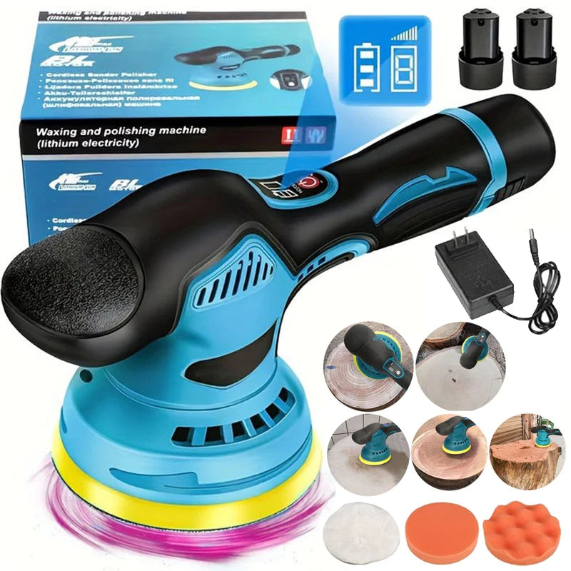 Portable, Cordless Powerful Orbital Polisher and Car Buffer.