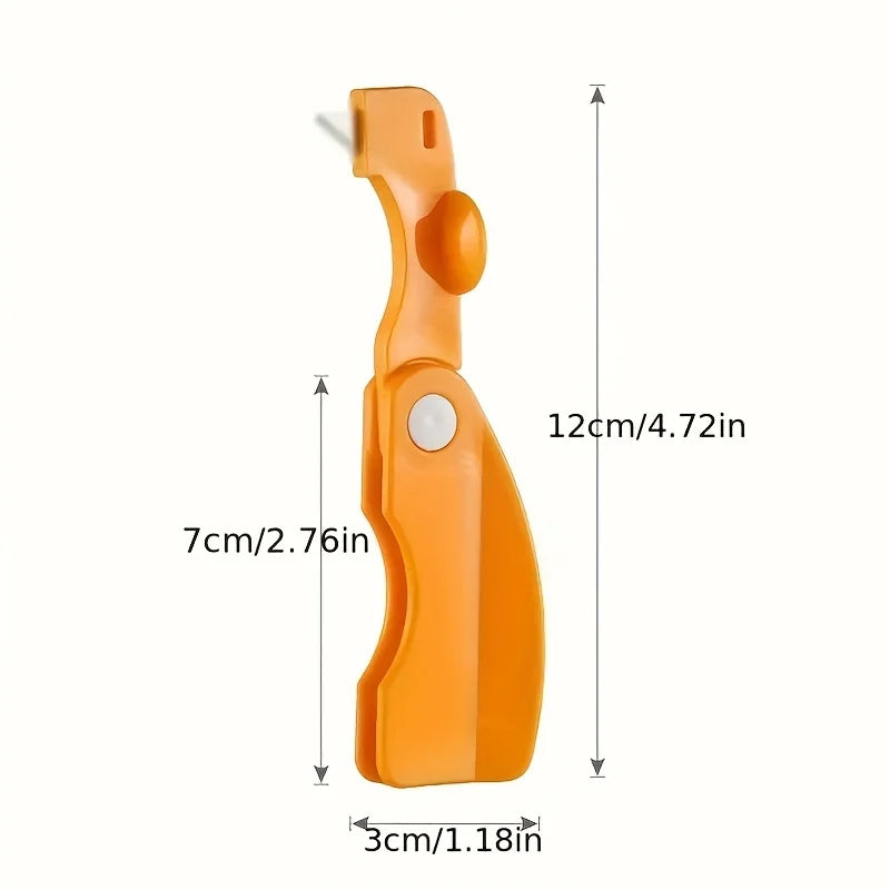 One Piece Multifunction Peeler with  Plastic Folding Handle