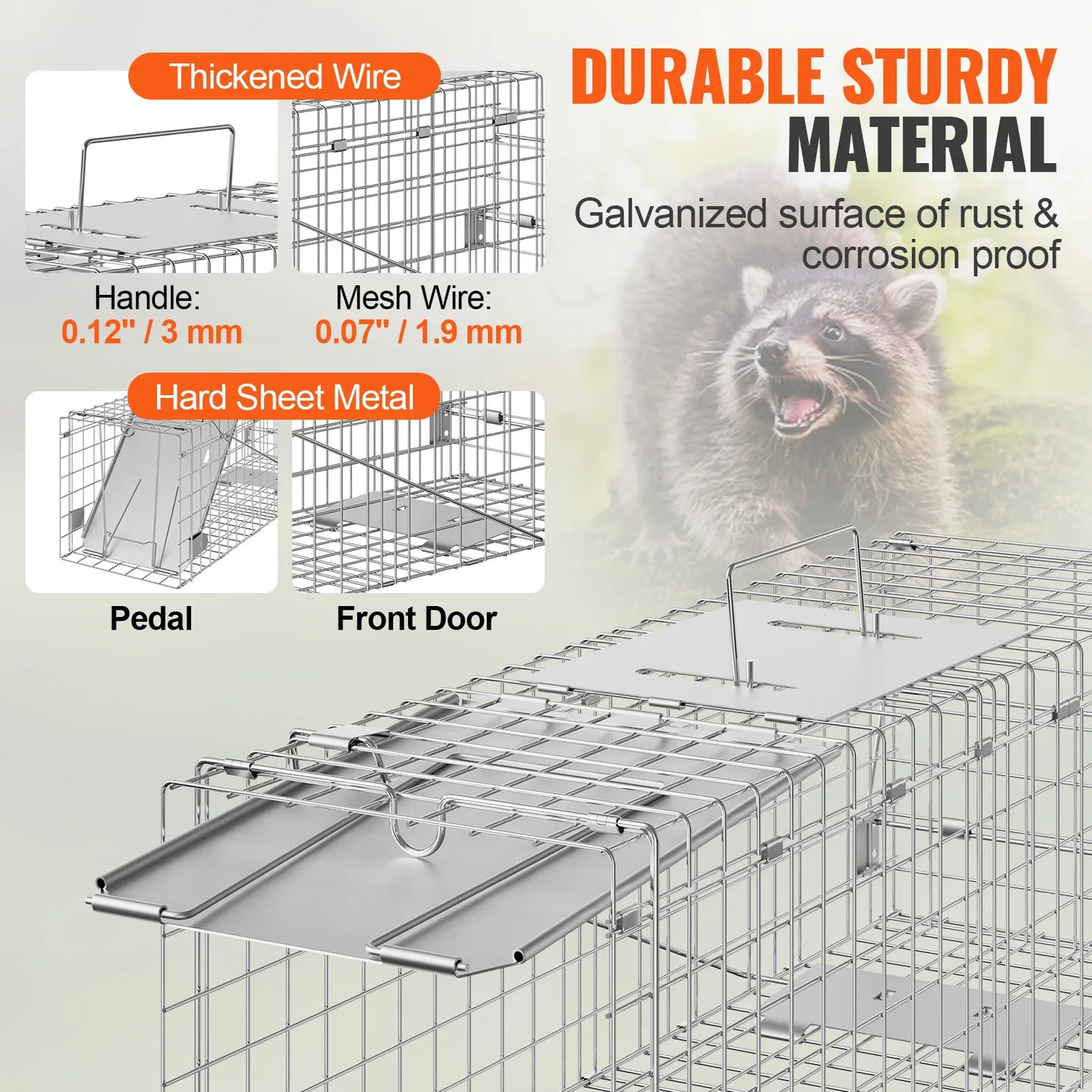 Live Humane Animal Cage Trap