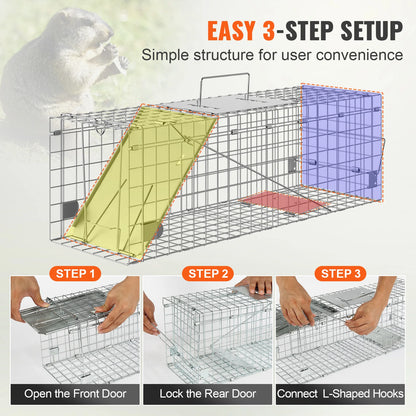 Live Humane Animal Cage Trap