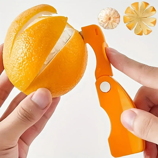 One Piece Multifunction Peeler with  Plastic Folding Handle