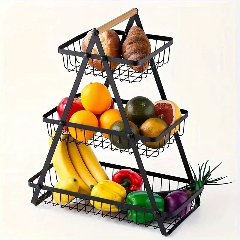 Three-tier Fruit & Vegetable Basket