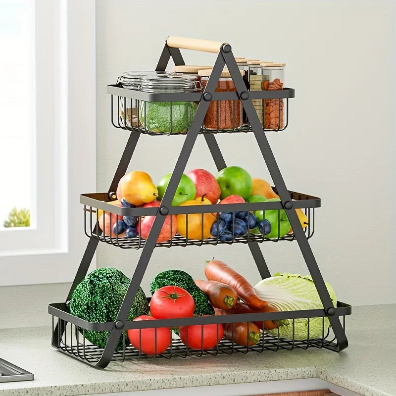 Three-tier Fruit & Vegetable Basket