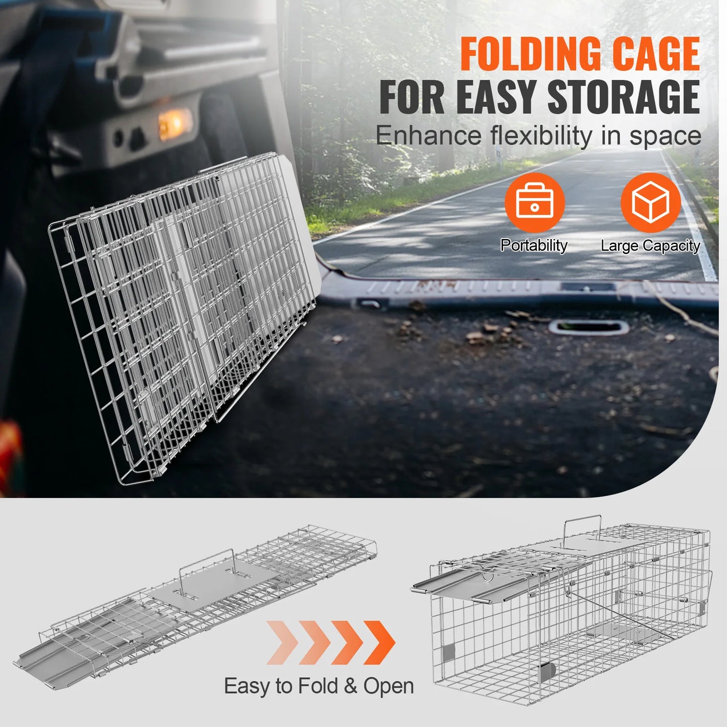 Live Humane Animal Cage Trap