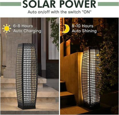 Outdoor Solar Water-Resistant Powered Floor Lamp