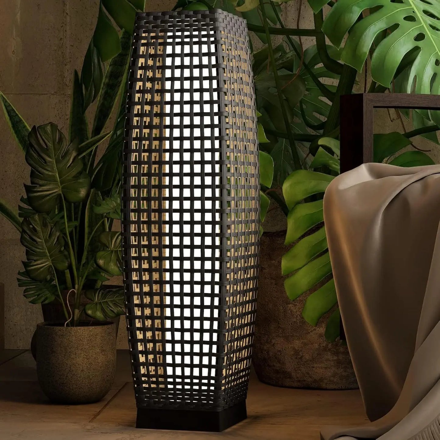 Outdoor Solar Water-Resistant Powered Floor Lamp