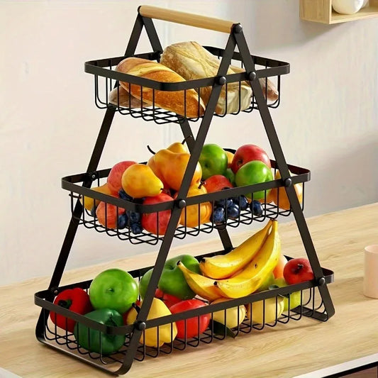 Three-tier Fruit & Vegetable Basket