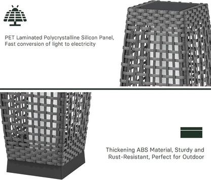 Outdoor Solar Water-Resistant Powered Floor Lamp