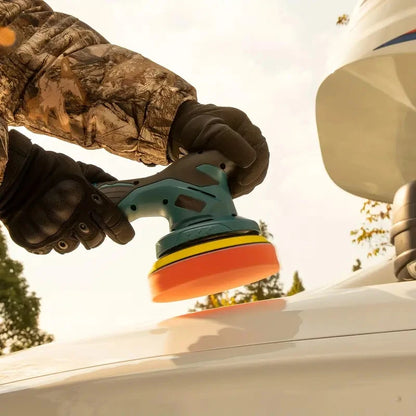Portable, Cordless Powerful Orbital Polisher and Car Buffer.